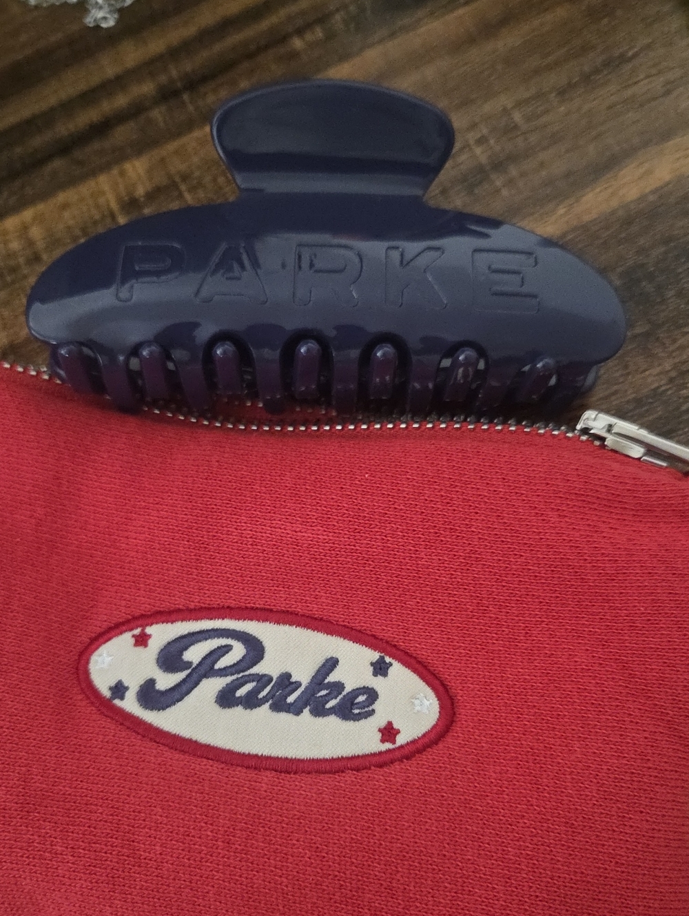 Parke Hair Clip. Brand New With Pouch